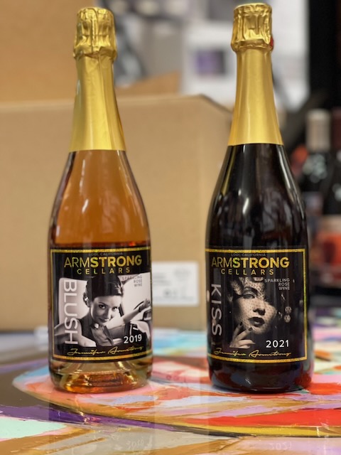 Armstrong Cellars Blush & Kiss Sparkling Rosé