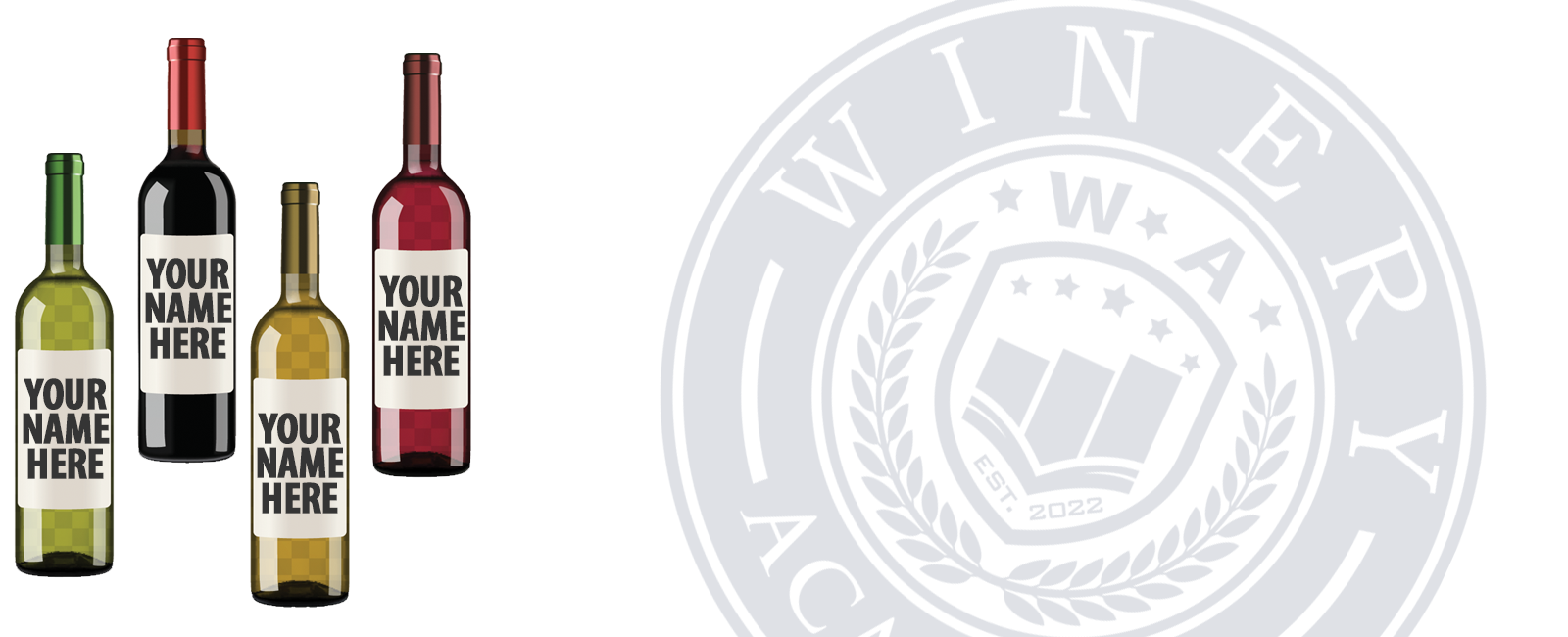 Wine brand lifestyle — your label on every bottle