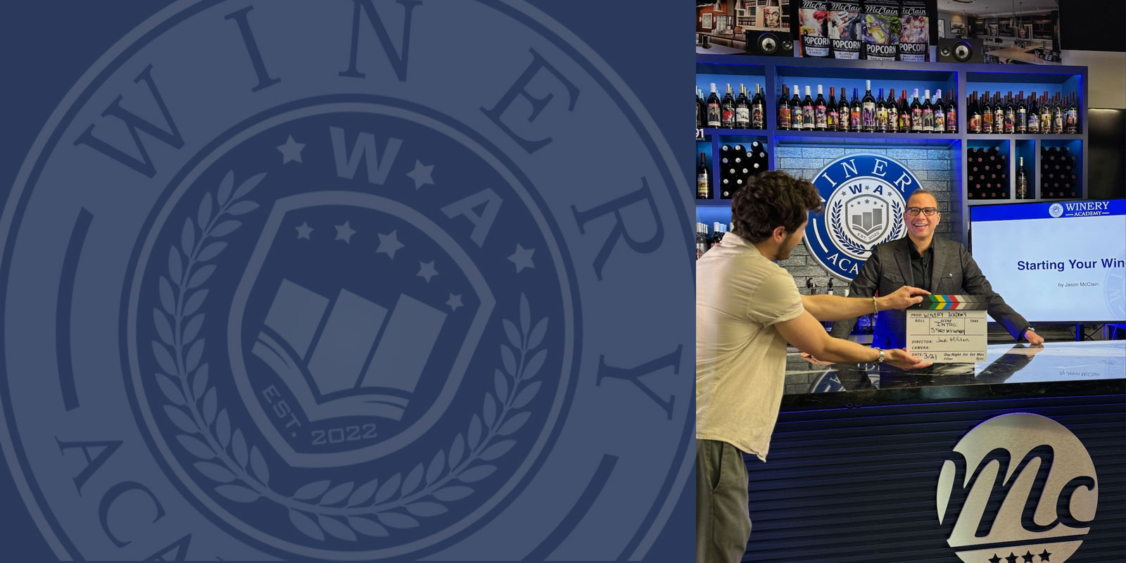 ONE Academy — Jason McClain at Winery Academy studio