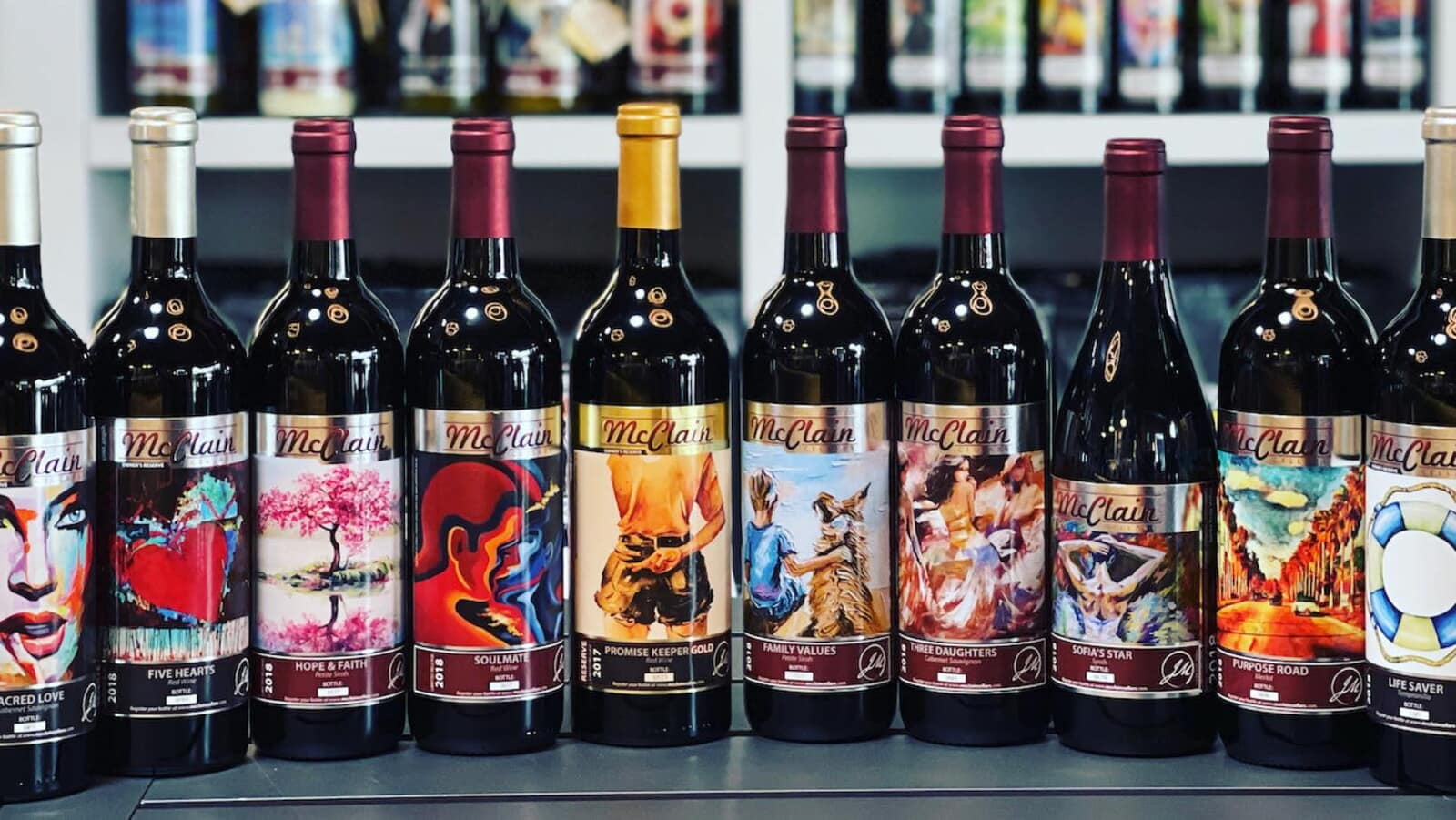 McClain Cellars award-winning lineup